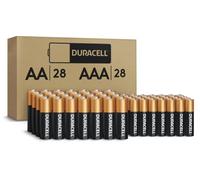 Duracell Coppertop AA + AAA Batteries, 56 Count Pack Double A and Triple A Battery with Long-Lasting Power for Household and Office Devices (Ecommerce Packaging)