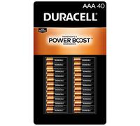 Duracell CopperTop AAA Alkaline Batteries - Long Lasting, All-Purpose Triple A Battery for Household and Business 40 Count