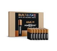 Duracell Coppertop AAA Batteries, 28 Count Pack Triple A Battery with Power Boost Ingredients, Long-lasting Power Alkaline AAA Battery for Household and Office Devices (Ecommerce Packaging)