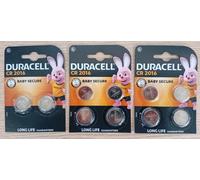 Duracell CR2016 3V Lithium Coin Cell Battery Long Expiry
