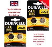 Duracell CR2025 3V Battery Lithium Coin Cell 2025, DL2025, BR2025, SB-T14 with Baby Secure Technology Pack of 4