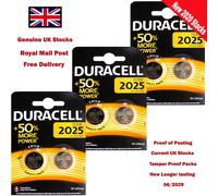 Duracell CR2025 3V Battery Lithium Coin Cell Battery DL2025 with Baby Secure Technology Pack of 6