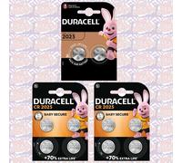 Duracell DL2025B4 Lithium Coin Cell Battery CR2025 3V - Pack of 4