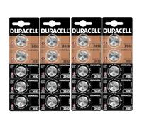 DURACELL CR2032 3V Lithium Coin Cell Battery, Designed for Electronic Devices, Package Includes 20 Batteries