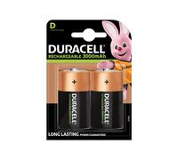 Duracell D Cell 3000Mah Rechargeable Batteries (Pack 2) S3092