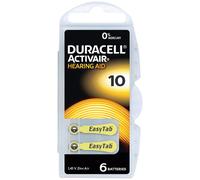 Duracell size 13 Hearing Aids batteries (pack of 6) +50% Extra Life, Easy Installation, 100% recyclable packaging, guaranteed 4 years in storage