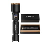 Duracell DF3000R Pro LED Torch - 3000 Lumens, Focusable, 160 m Beam Range, USB-C Rechargeable, 21700 Li-ion Battery, Various Light Modes, Splashproof, Includes Gift Box