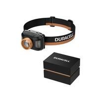 Duracell DH850R Pro LED Headlamp - 850 Lumens, Twist Focus, Up to 60 m Beam Range, Red Light & Broadview, Dual Power (Battery & AAA Power), USB-C Rechargeable, IP54 Splashproof, Gift Box