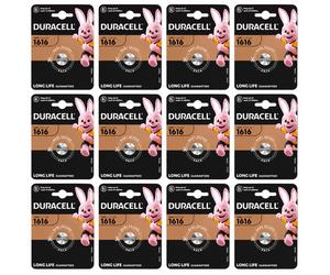 Duracell DL1616 Lithium Coin Batteries 3V Long Lasting Power Pack