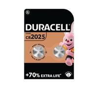 Duracell DL2025 3V Lithium Button Battery (2 Pack) 75072667