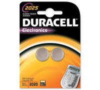 Duracell Specialty Type 2025 Lithium Coin Battery, Pack of 2