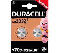 Duracell DL2032 / CR2032 Lithium Button Cell, 3V, 1 Pack