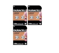 Duracell DL2032 Lithium Coin Battery, 2032 Size, 3 V, 230 mAh Capacity (Case of 6) Style: 2032 Size: 6