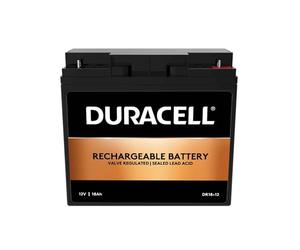 Duracell DR18-12 12V 18Ah SLA Battery AGM VRLA Sealed Lead Acid 6-8 Year Design Life Replacement for GP12170, NP17-12, NP18-12 - UPS & Backup Power, Emergency Lighting, Security System