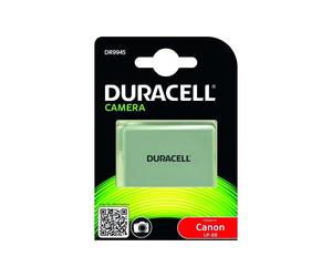 Duracell DR9945 Premium Analog Canon LP-E8 Battery for EOS 550D 600D 700D 7.4V 1020mAh , white