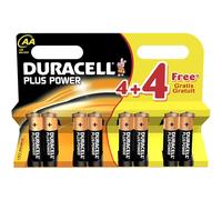 Duracell DUR018105 Plus Power AA Batteries (Pack of 8)