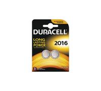 Duracell CR2016 Lithium Coin Cell Battery Card of 2