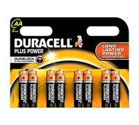 Duracell Duralock Plus Power Alkaline Battery AA (LR6) Pack of 8