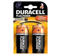 Duracell Duralock Plus Power D x 2 - Alkaline Battery (LR20)