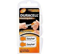 Duracell Hearing Aid Batteries 13 (PR48) Pack of 6