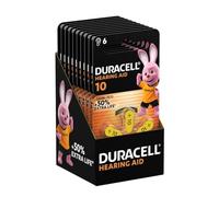 DURACELL Hearing Aids Batteries Size 10 (60 Pack) 1.45V, PR70