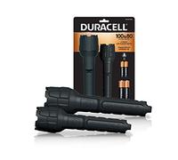 Duracell Heavy Duty Rubber Flashlight Combo Pack -100 & 80 Lumen Flashlights - Rubberized Construction with Comfort Grip Design and 2-AA & 2-AAA Batteries Included. Great for in-Door & Out-Door Use