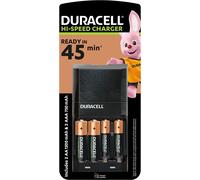 Duracell Hi-speed Expert 45 Min AA/AAA Battery Charger + 2 AA&2 AAA Rechargeable