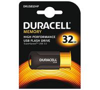 Duracell High Performance 32 GB Capless USB 3.0 Flash Drive - Copper/Black