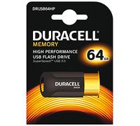 Duracell High Performance 64 GB Capless USB 3.0 Flash Drive - Copper/Black