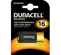 Duracell High Performance Capless 16 GB USB 3.0 Flash Drive - Copper/Black