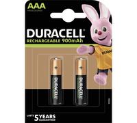 Duracell HR03 DX2400 Recharge Ultra NiMH AAA Rechargeable Batteries 900mAh x2