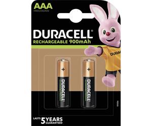 Duracell HR03 DX2400 Recharge Ultra NiMH AAA Rechargeable Batteries 900mAh x2