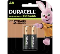 14 Duracell Aa Rechargeable 2500mAh Batteries 1.2V HR6 Nimh 2BL Mignon Stilo New