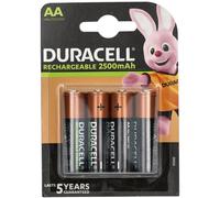 Duracell HR06 DX1500 Recharge Ultra NiMH AA Rechargeable Batteries 2500mAh x4