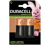 Duracell HR14 DC1400 Recharge Ultra NiMH C Rechargeable Batteries 3000mAh x2