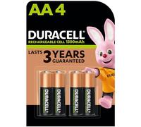 Duracell 1300mAh AA Size Rechargeable Batteries Various Quantities 4,8,12,16,20