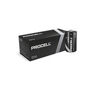 Duracell Industrial D Cell Batteries Box of 10 Alkaline-Manganese Dioxide Battery,DUR082977