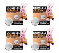 Duracell Lithium CR2450 3V Coin Cell Battery 8 Pack For Sensors Scales Devices