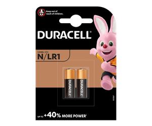 DURACELL LR1 MN9100 1.5V Alkaline Batteries - 2 Pack