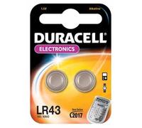 Duracell LR43 household battery Alkaline 1.5 V