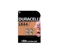 Duracell LR44 Alkaline Button Batteries (4 Pack)