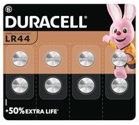 DURACELL LR44 (8 Pack) Specialty Alkaline Battery 1.5V (A76)- +50% EXTRA LIFE- For Thermometers, Flashlights, Watches, Security Systems & Medical Devices - 5-Year Storage Guarantee - Leak Prevention