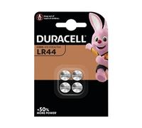 Duracell LR44 Alkaline Button Batteries (4 Pack)