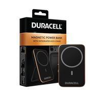 Duracell Magnetic Power Bank 5000mAh - MagSafe Compatible Wireless Portable Charger with USB-C Fast Charging, Built-In Kickstand, Slim External Battery Pack for iPhone, Samsung & AirPods