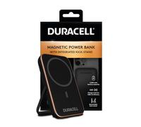 Duracell Magnetic Powerbank 5000mah Magsafe Compatible Fast Charging Wireless Powerbank with Flip Stand Slim External Battery for iPhone, iPad, Android, Samsung & Airpods