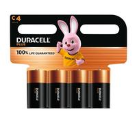 Duracell MN1400B4 Plus Power C Cell - 4 Pack, Blue