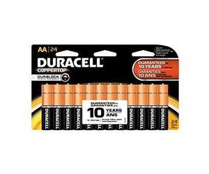 Duracell MN1500B24Z - Battery,AA,Alkaline,24/PK