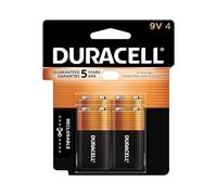 Duracell - CopperTop 9V Alkaline Batteries - long lasting, all-purpose 9 Volt battery for household and business - 4 count (Pack of 24)