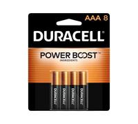 Duracell MN2400B8 - Plus Power AAA 8 Pack | AAA alkaline batteries with 8-pack count for smoke alarms, remote controls and wireless peripherals