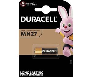 Duracell MN27 Speciality Alkaline Battery 27A 12V - Pack of 1